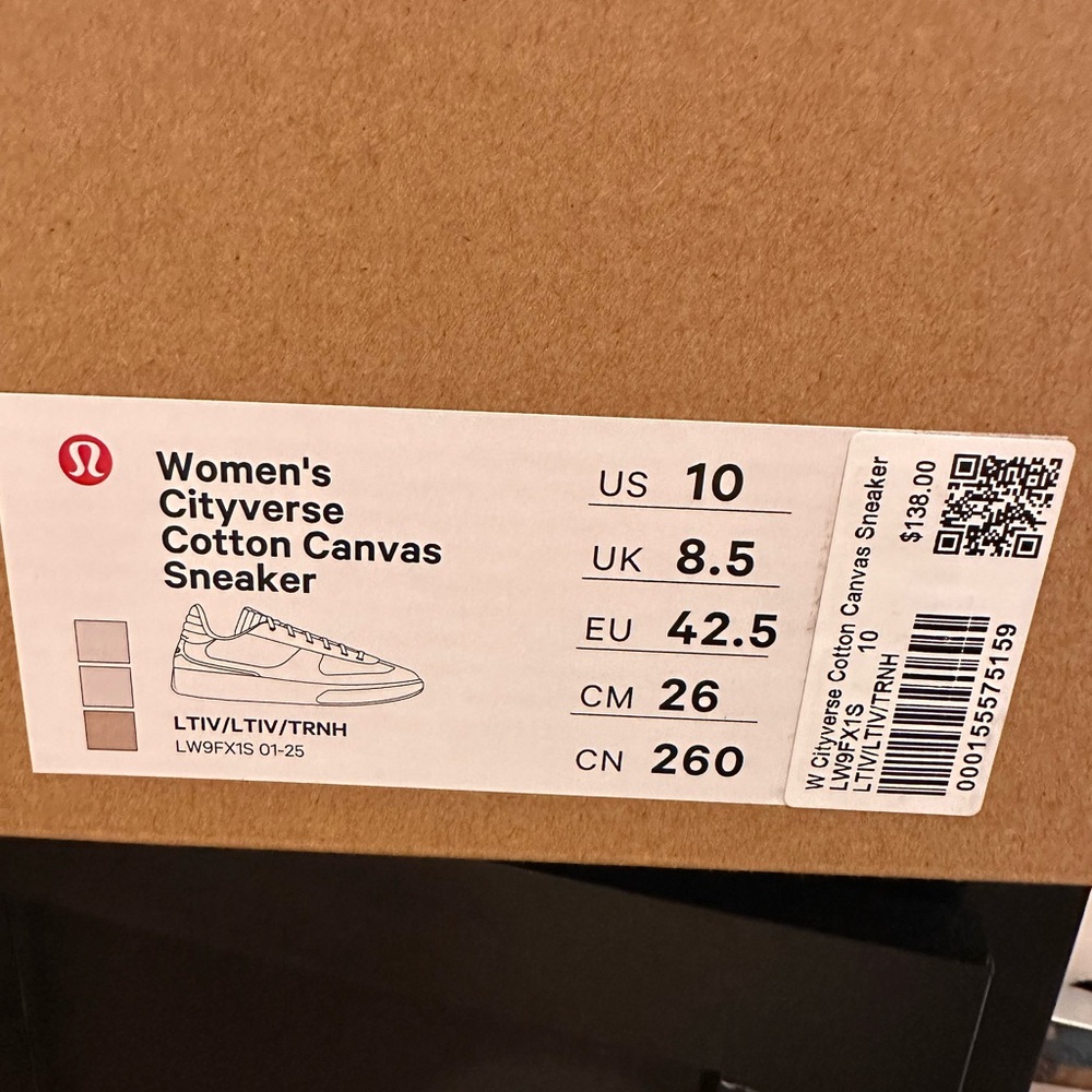 Women’s Cityverse cotton canvas sneaker Light Ivory/Trench - Picture 2 of 5